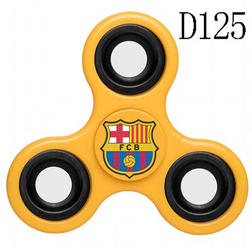 Barcelona 3 Way Fidget Spinner D125-Yellow - Click Image to Close